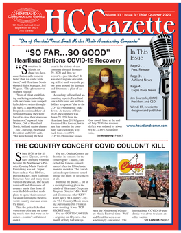 Hcgazette Newsletter