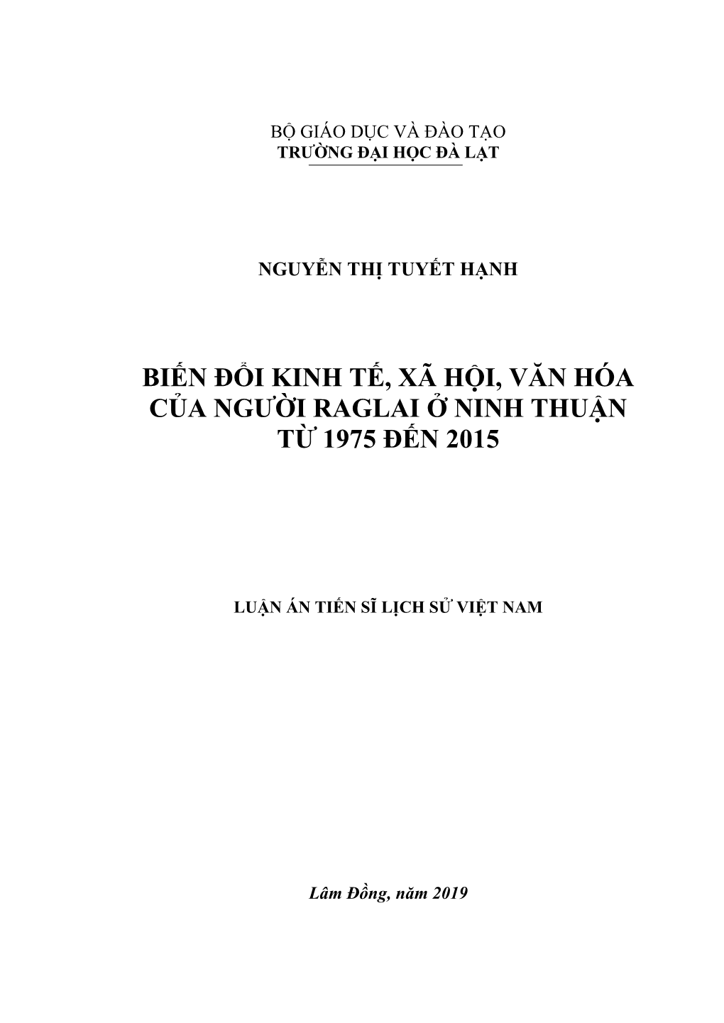 B Ế Ổ K Tế, Xã Ộ , Vă Óa Của Ƣờ Ra a Ở T Uậ Từ 1975 Ế 2015