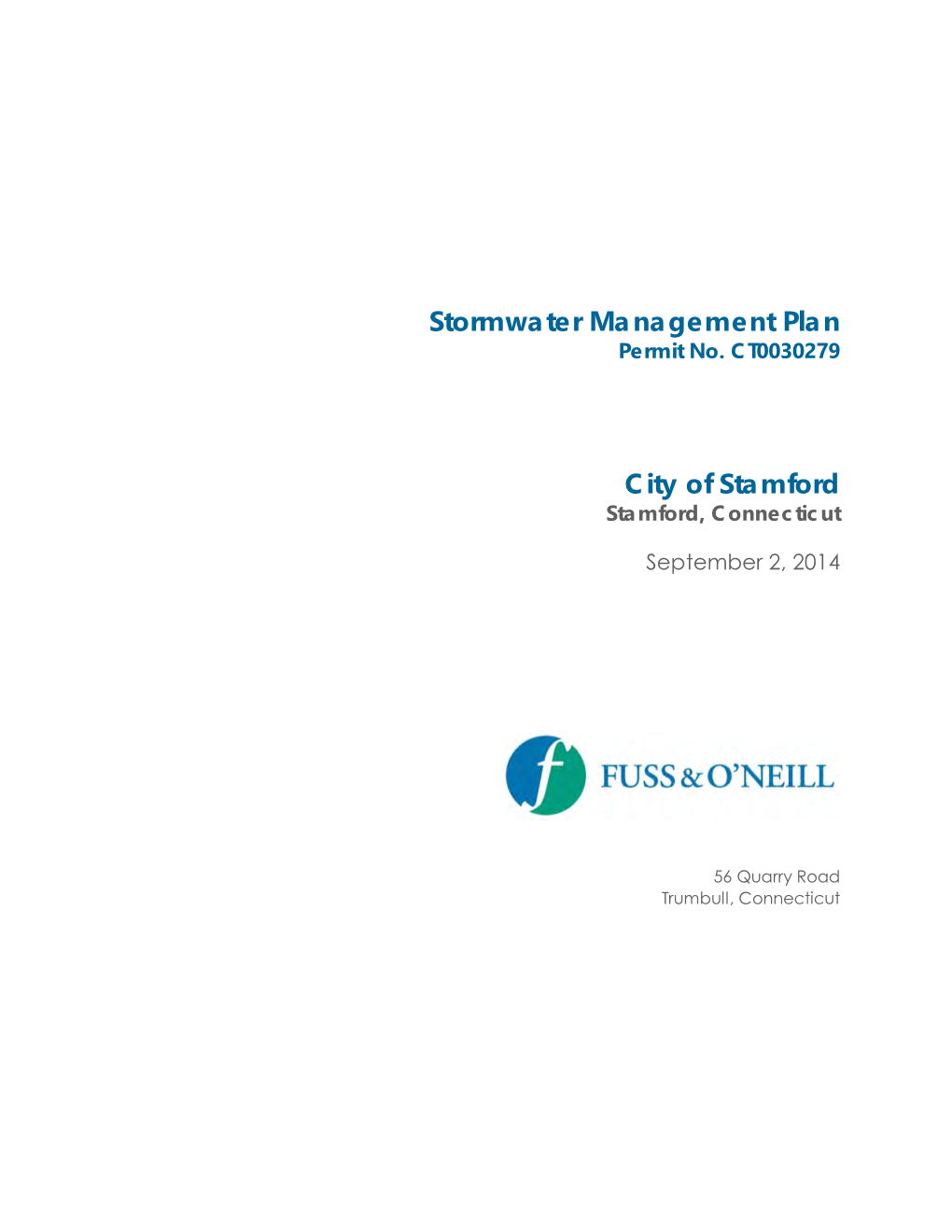 Stamford's Stormwater Management Plan