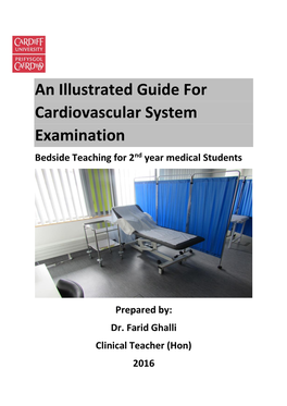 An Illustrated Guide for Cardiovascular System Examination Bedside Teaching for 2Nd Year Medical Students