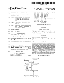 (12) United States Patent (10) Patent N0.: US 8,325,223 B2 K0 Et A1