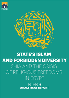 State's Islam and Forbidden Diversity Shia and the Crisis