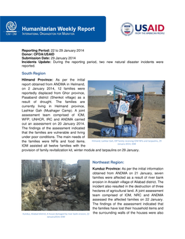 IOM-HAP Weekly Summary Report 29 January 2014.Pdf