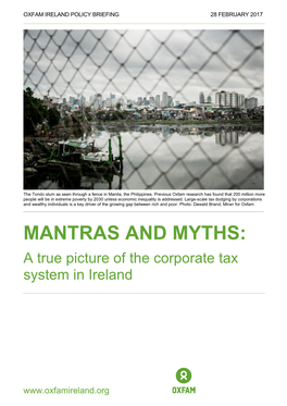 MANTRAS and MYTHS: a True Picture of the Corporate Tax System in Ireland