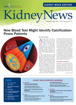 New Blood Test Might Identify Calcification- Prone Patients