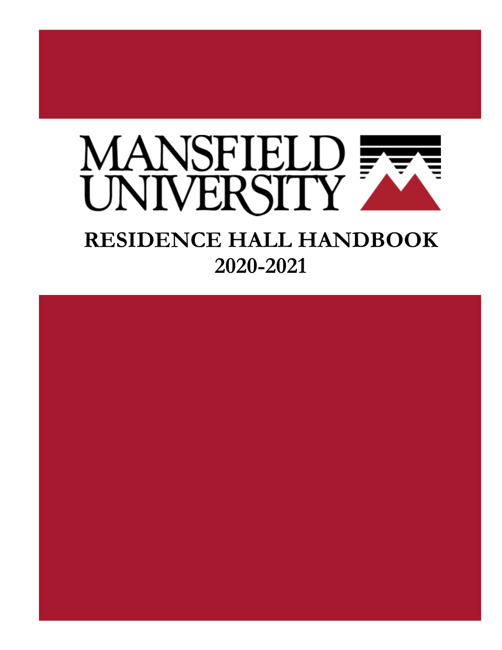 The Residence Hall Handbook