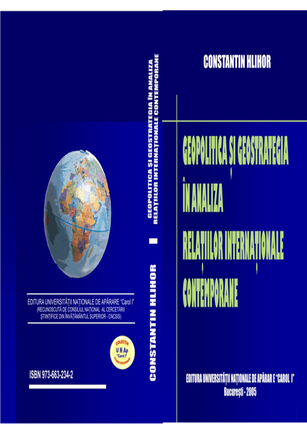 Geopolitica Şi Geostrategia În Analiza Relaţiilor Internaţionale Contemporane