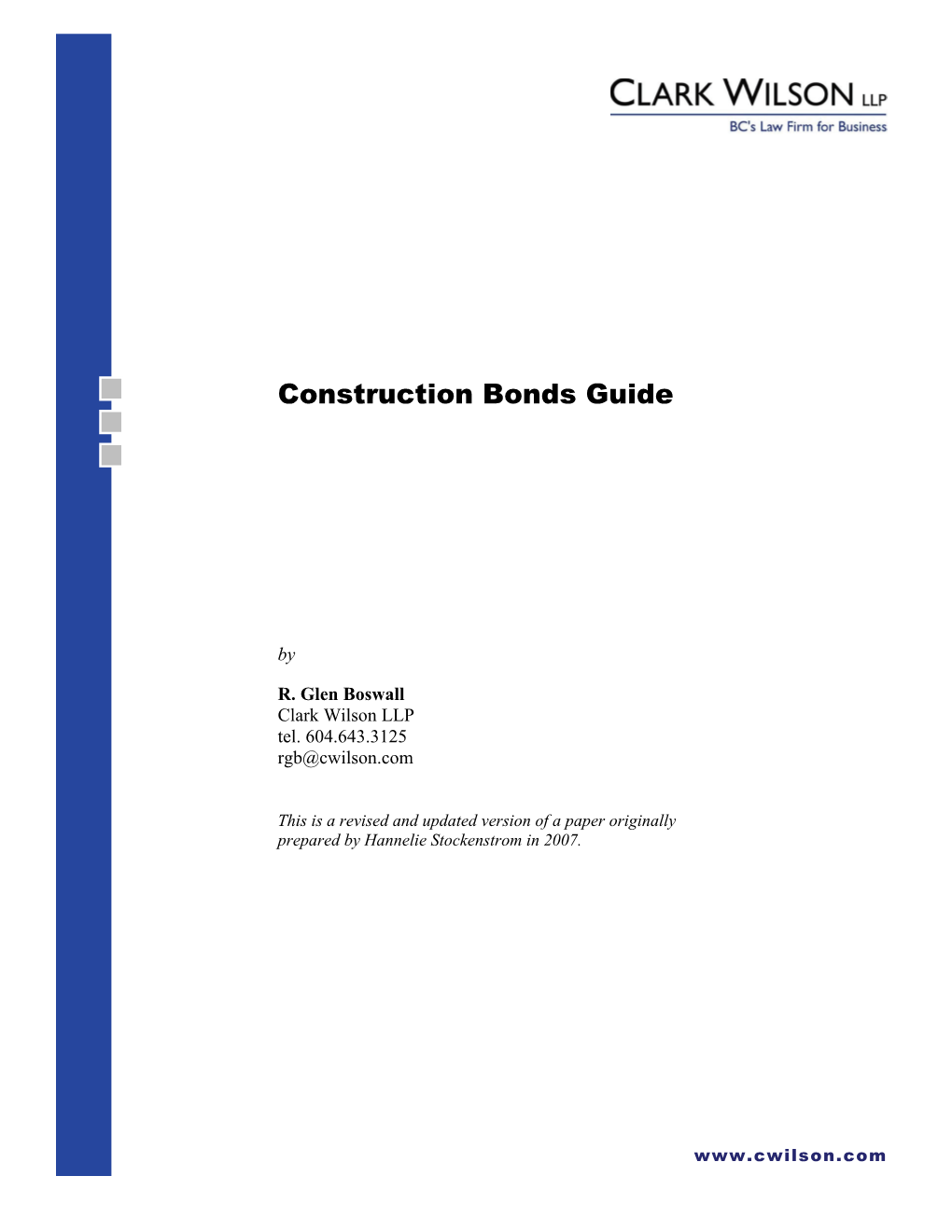 Construction Bonds Guide