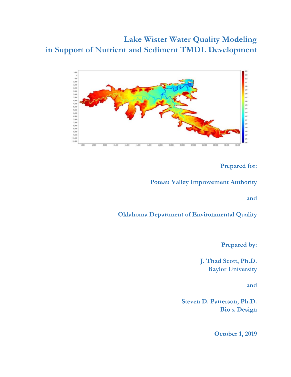 Lake Wister Modeling & TMDL Report