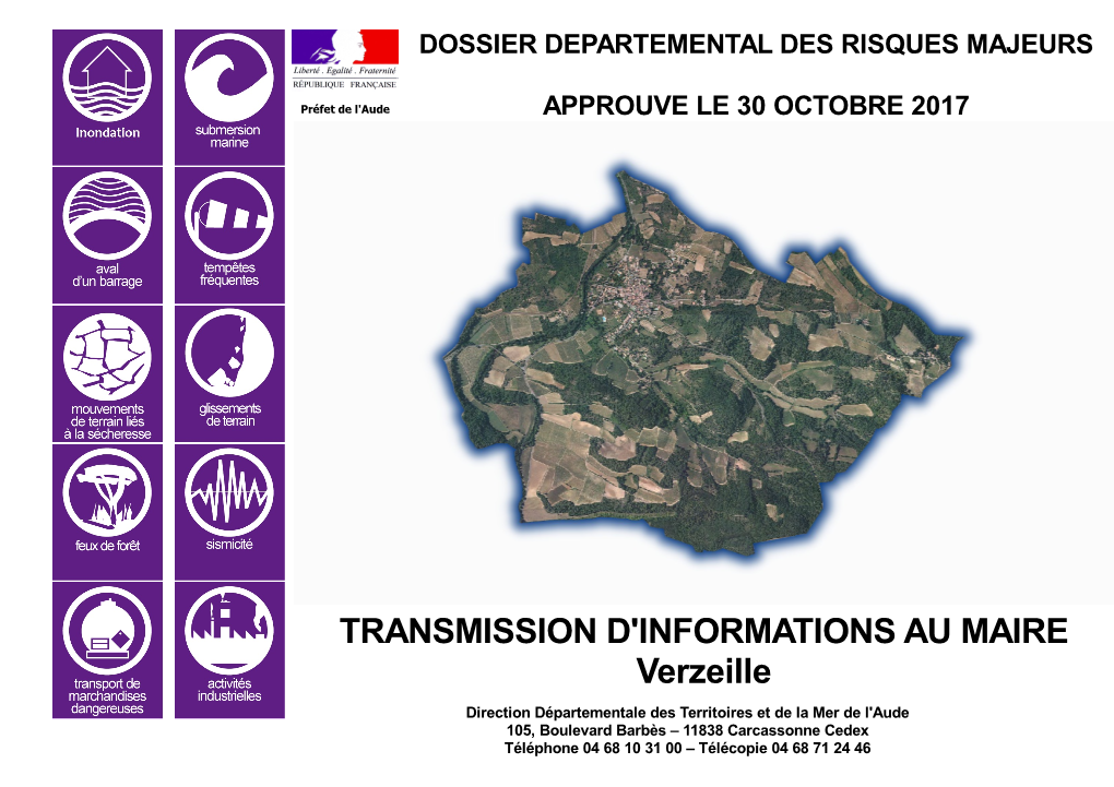 TRANSMISSION D'informations AU MAIRE Verzeille