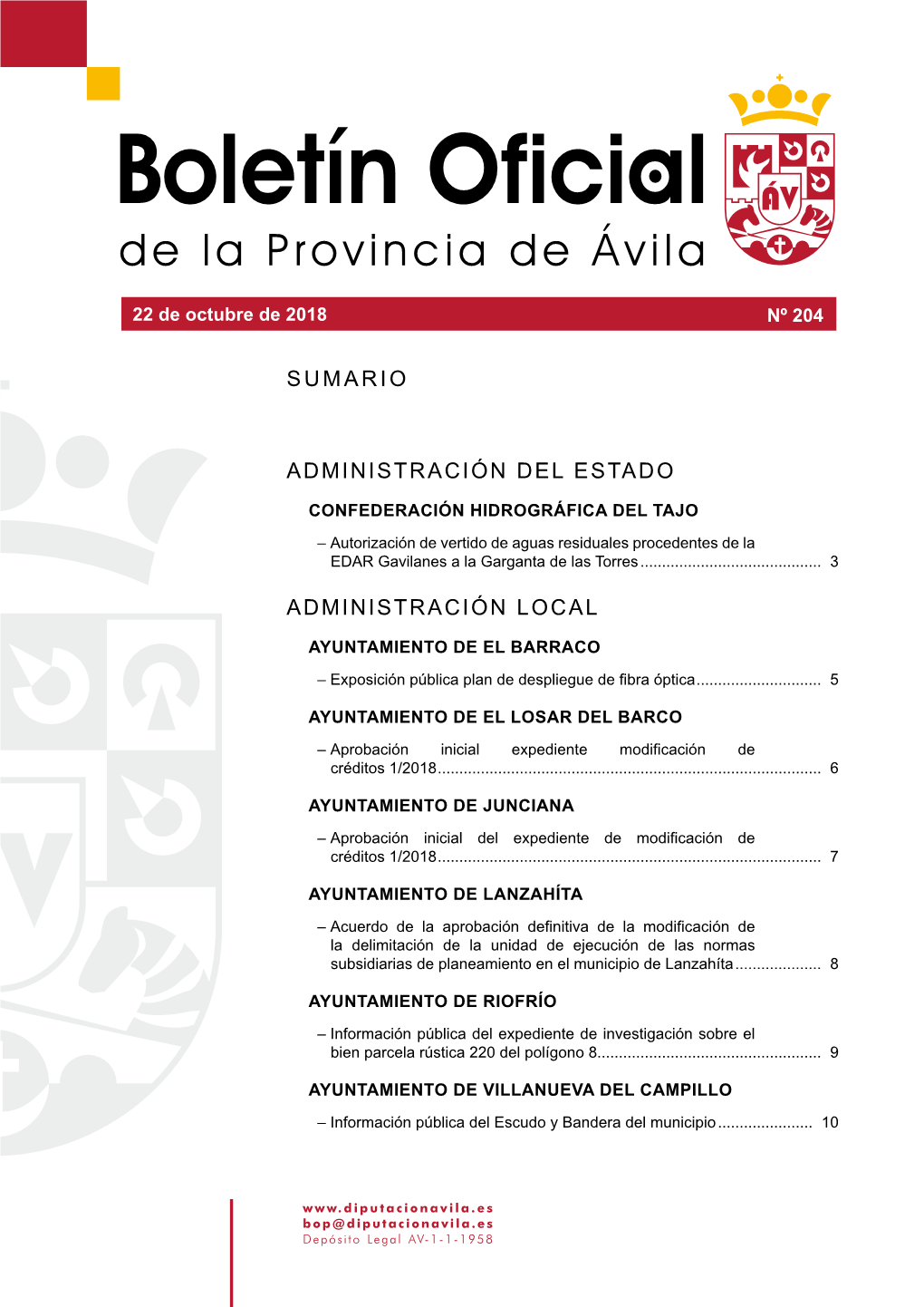 Sumario Administración Del Estado Administración Local