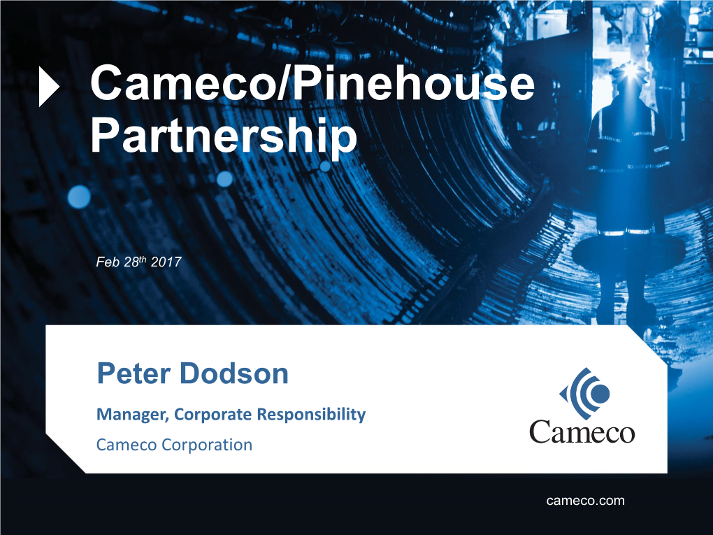 Cameco/Pinehouse Partnership