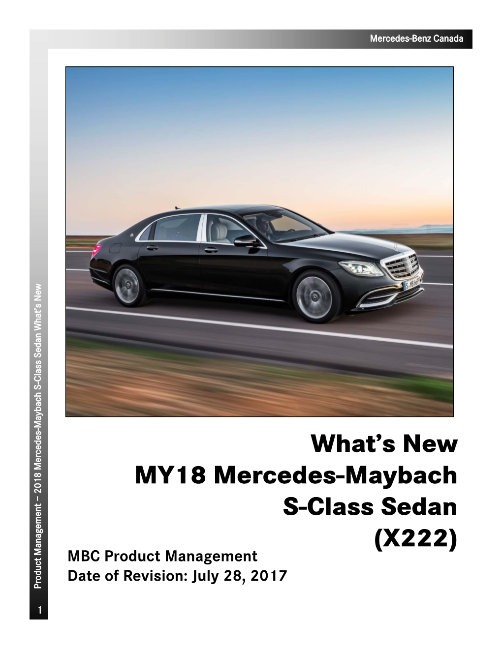 What's New MY18 Mercedes-Maybach S-Class