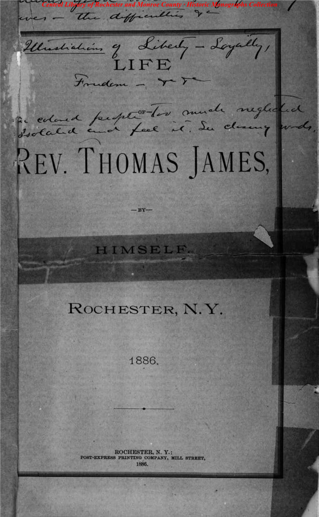 Rev. Thomas James