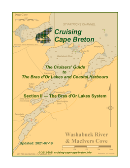 CHART BOOK: Bras D'or Lakes System
