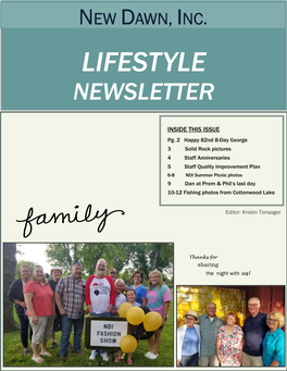 Lifestyle Newsletter