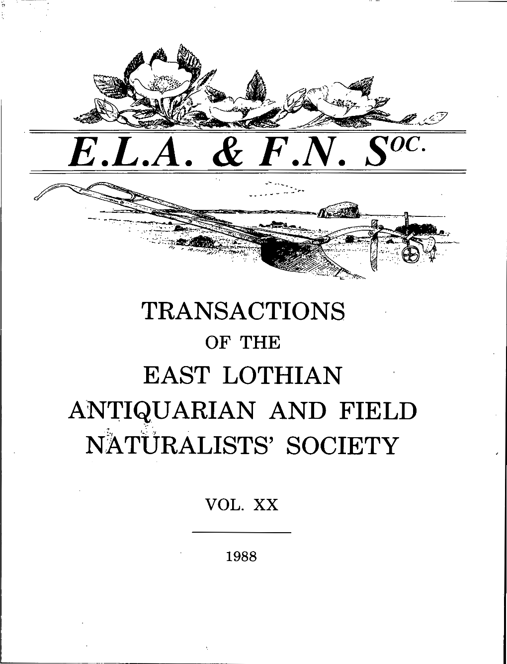 1988 ELA&FN Soc Transactions Vol XX