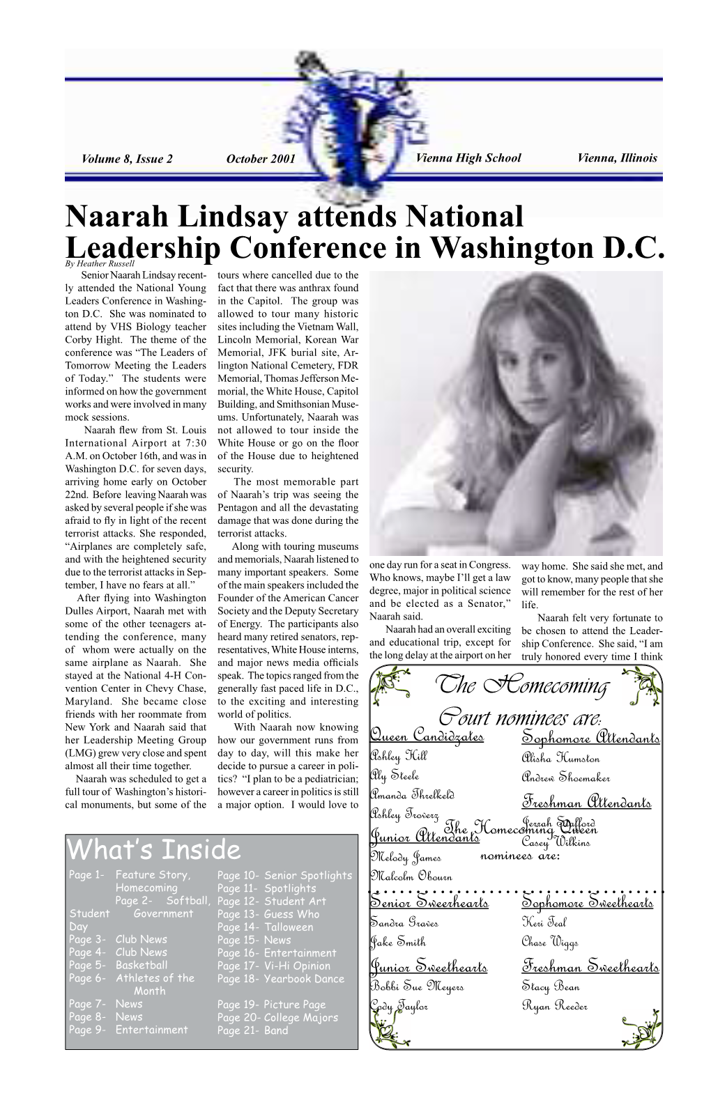 Naarah Lindsay Attends National Leadership Conference in Washington D.C