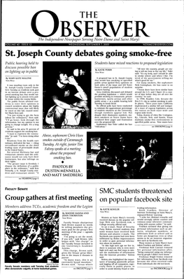 St. Joseph County Debates Going Smoke-Free