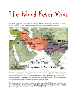 Blood Fever Virus Book