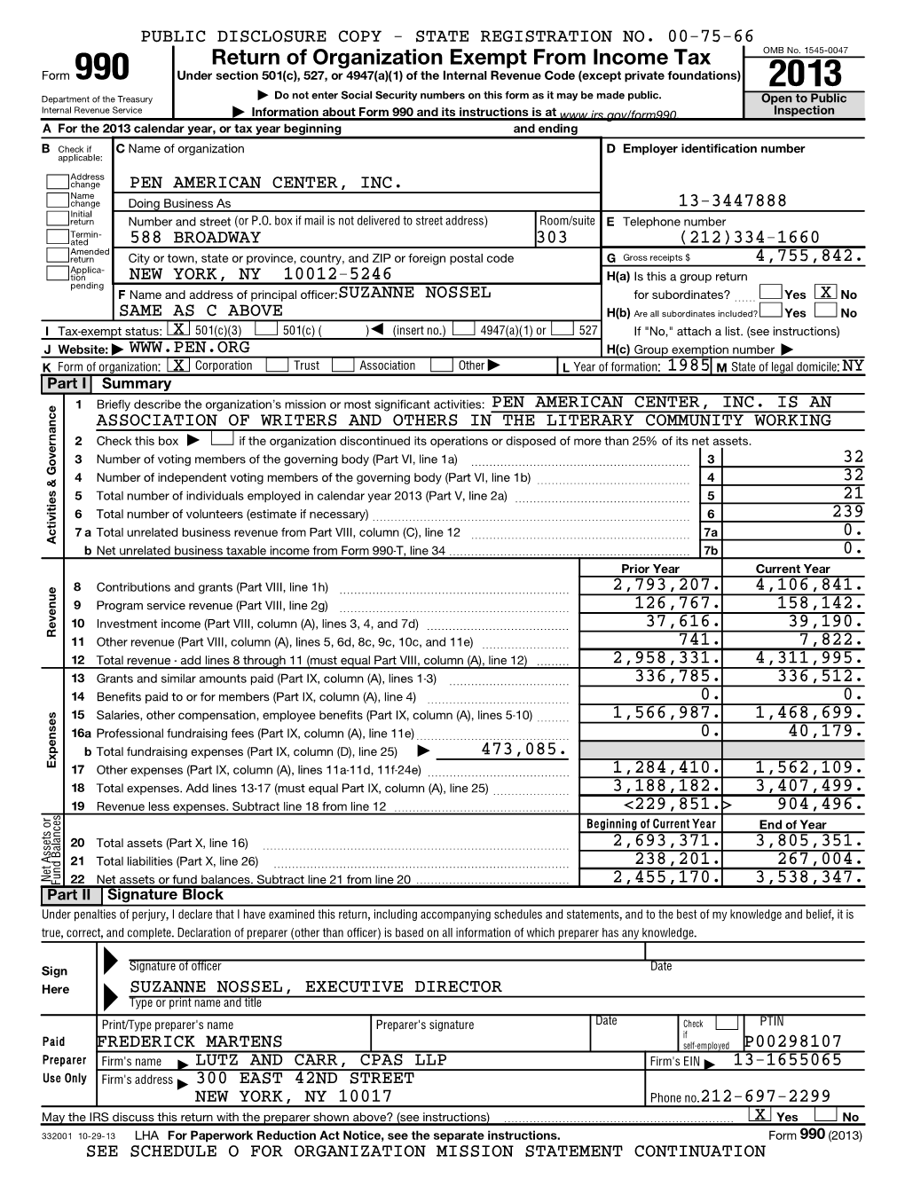 Return of Organization Exempt from Income Tax OMB No