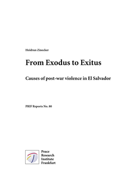 From Exodus to Exitus
