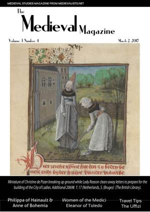 MAGAZINE from MEDIEVALISTS.NET the Medieval Magazine Volume 3 Number 4 March 2, 2017