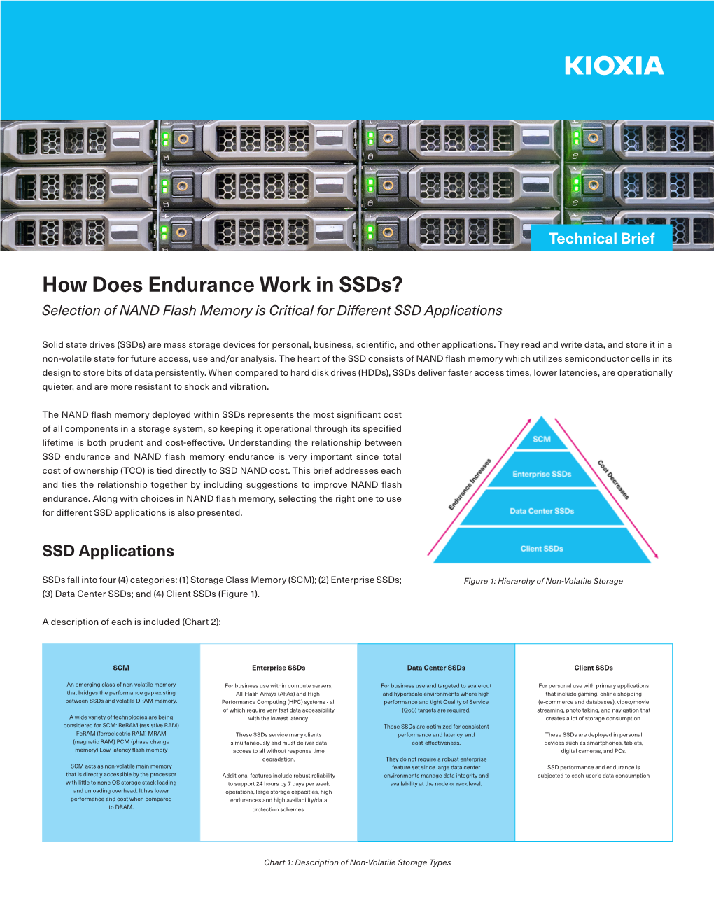 How Does Endurance Work in Ssds? Selection of NAND Flash Memory Is Critical for Different SSD Applications