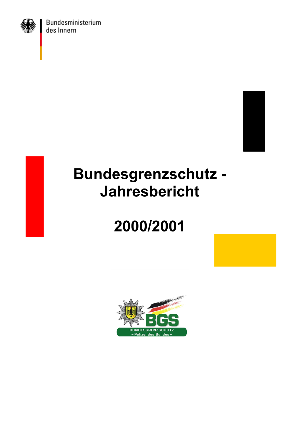 Bundesgrenzschutz - Jahresbericht