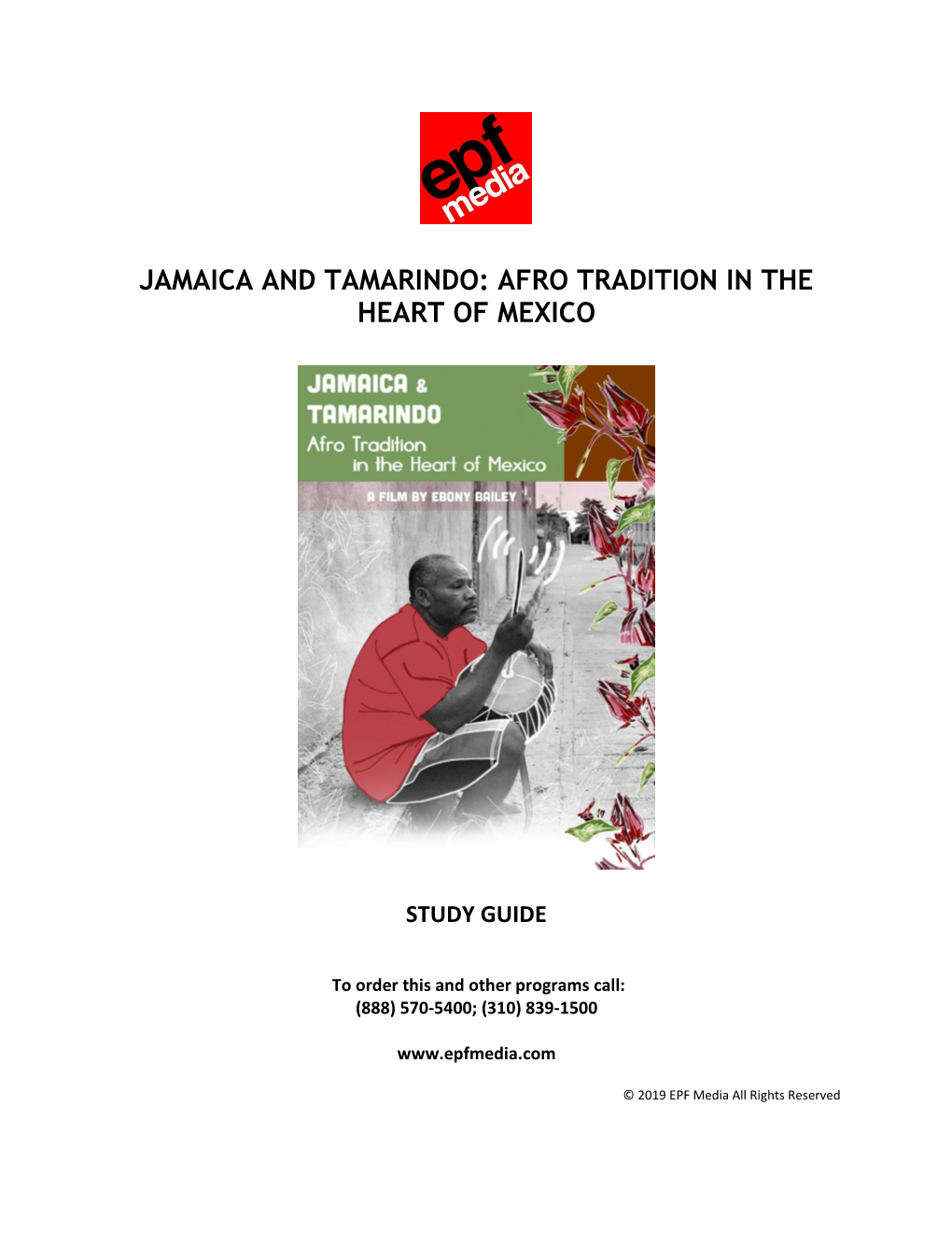 Jamaica & Tamarindo Study Guide