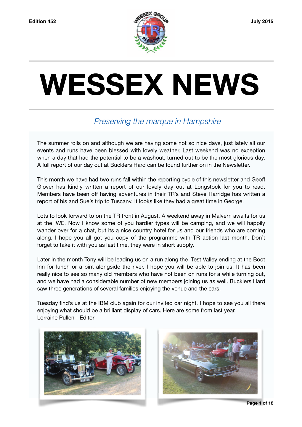 Wessex News July 2015 Final Copy