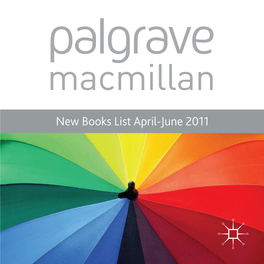 New Books List April-June 2011