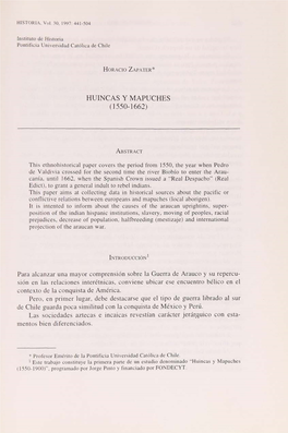 (1550-1662) Una Mayor Comprensión Sobre La Guerra De Arauco Y