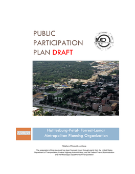 Public Participation Plan Draft