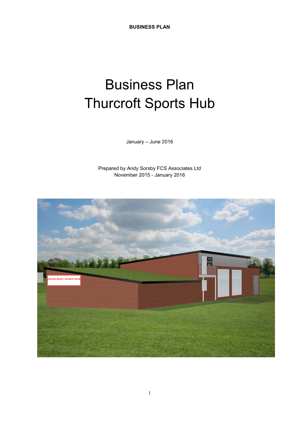 Business Plan Final Draft January 2016 V3