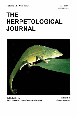 The Herpetological Journal