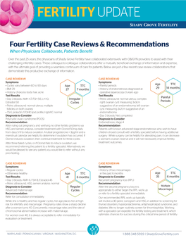 Fertility Case Reviews & Recommendations