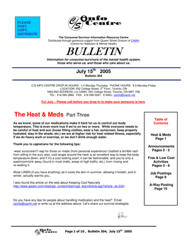 Bulletin 23 April 9