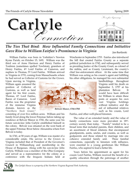 Carlyle Connection the Ties That Bind: How Influential Family Connections and Initiative