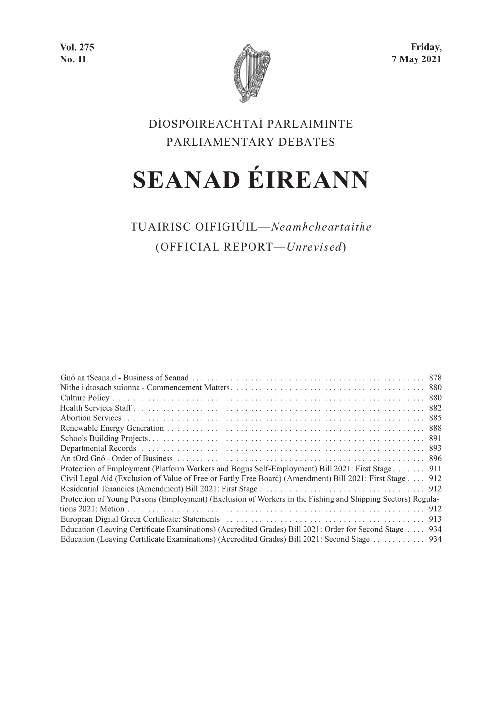 Seanad Éireann