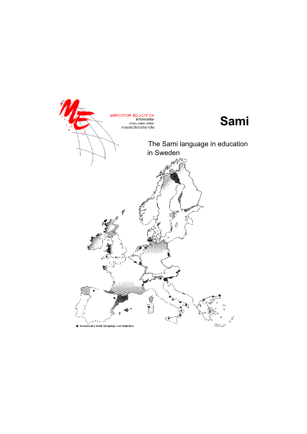 The Sami Language in Education in Sweden