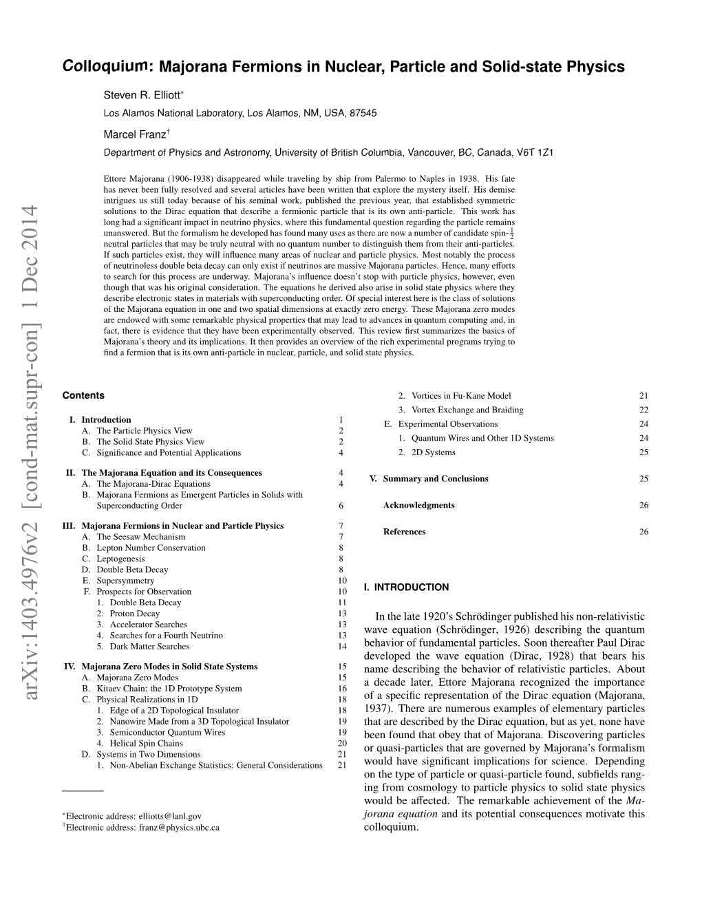 Arxiv:1403.4976V2 [Cond-Mat.Supr-Con] 1 Dec 2014 C