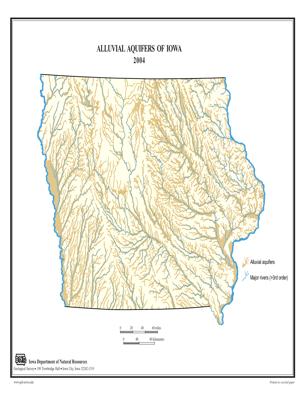 Alluvial Aquifers of Iowa 2004