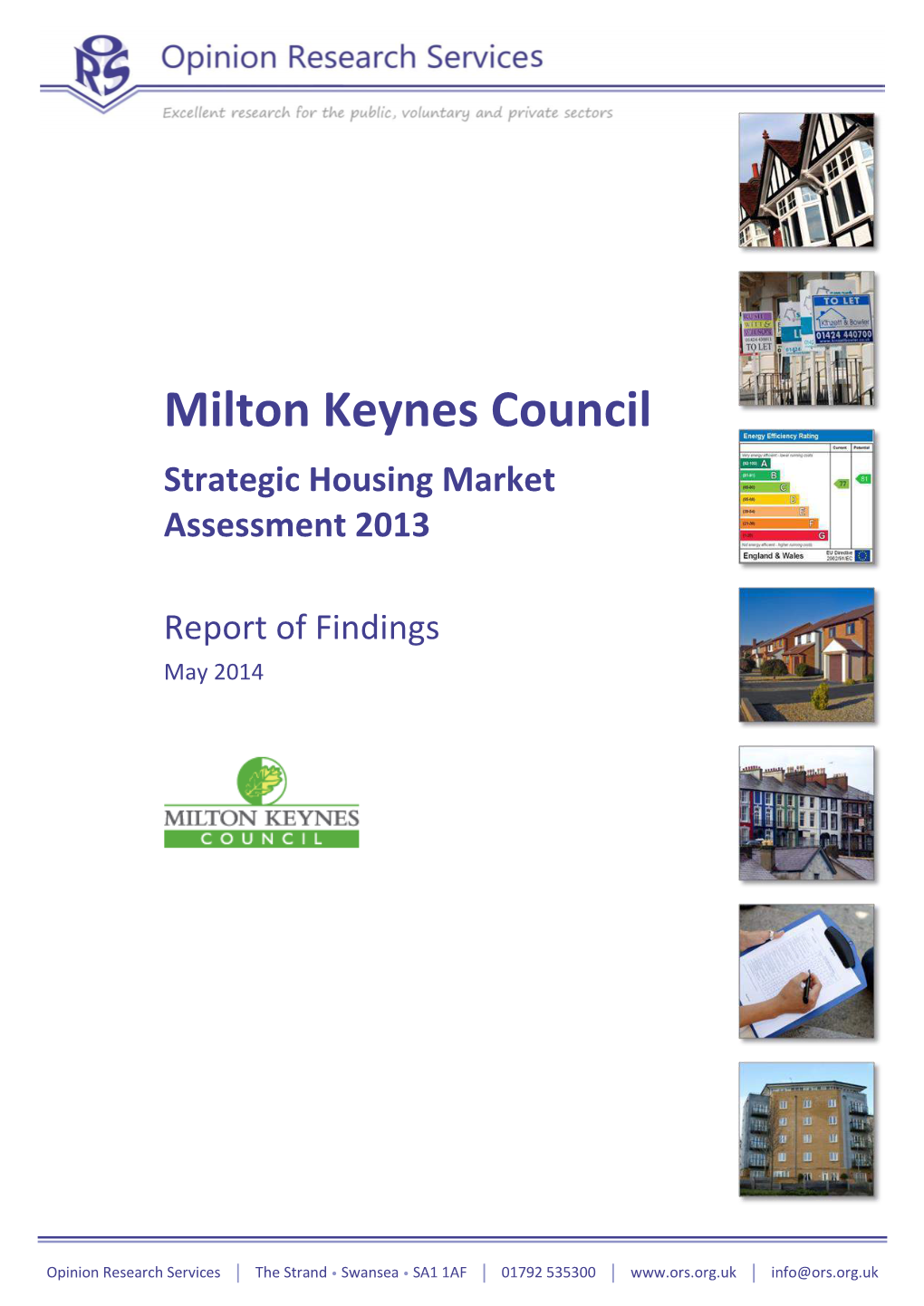 Milton Keynes Council Strategic Housing Market Assessment 2013
