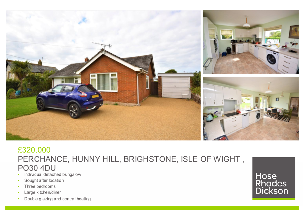 320000 Perchance, Hunny Hill, Brighstone, Isle of Wight