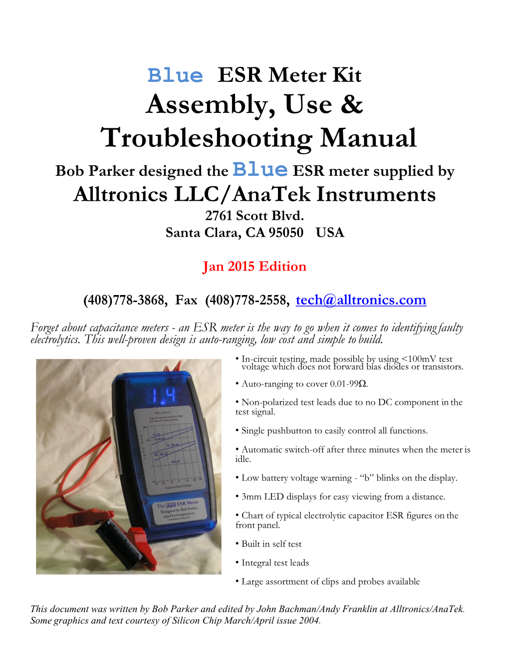 Evb Esr Meter