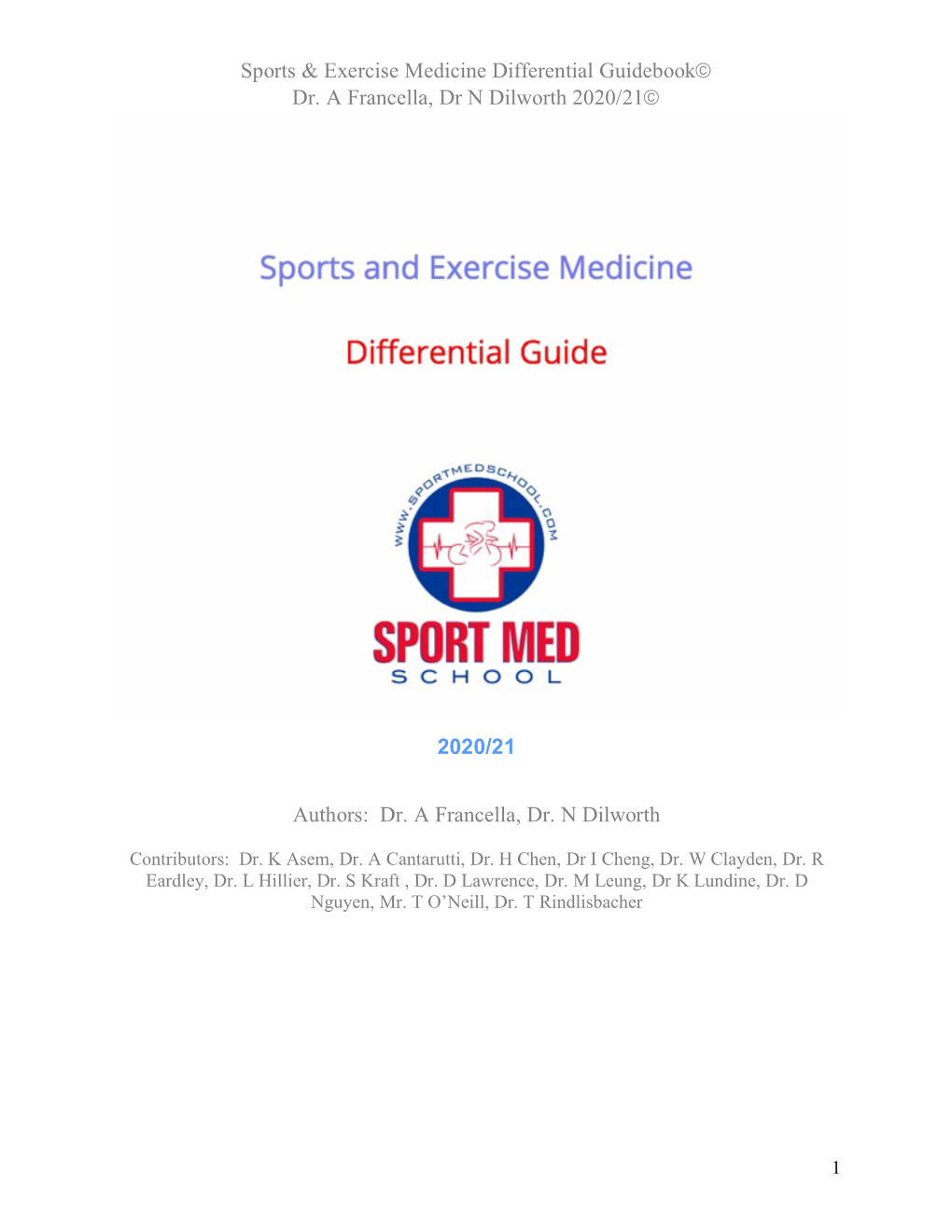 Differential Guide for Sports and Exercise Medicine