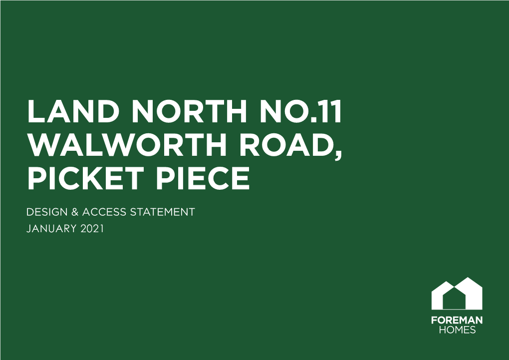 Land North No.11 Walworth Road, Picket Piece