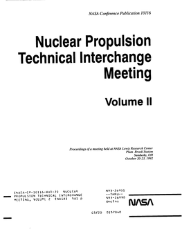 Nuclear Thermal Propulsion Gary Bleeker 16