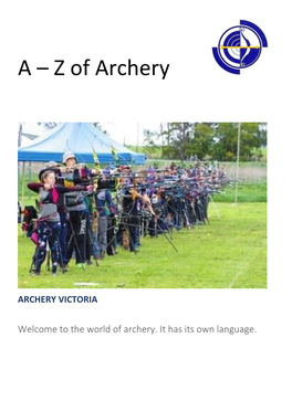 A – Z of Archery